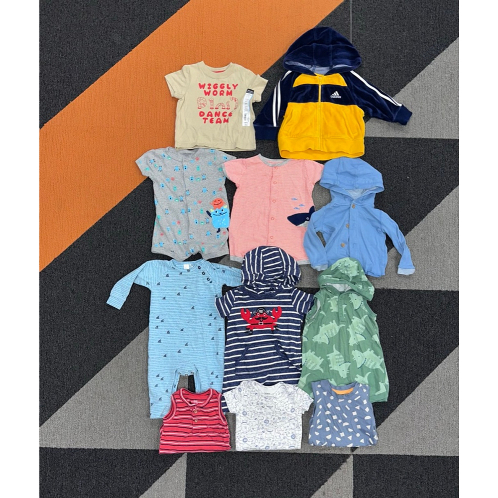 Lot of 11 Baby Boy Bundle 6 months Mixed Brands & Seasons - Picture 12 of 12